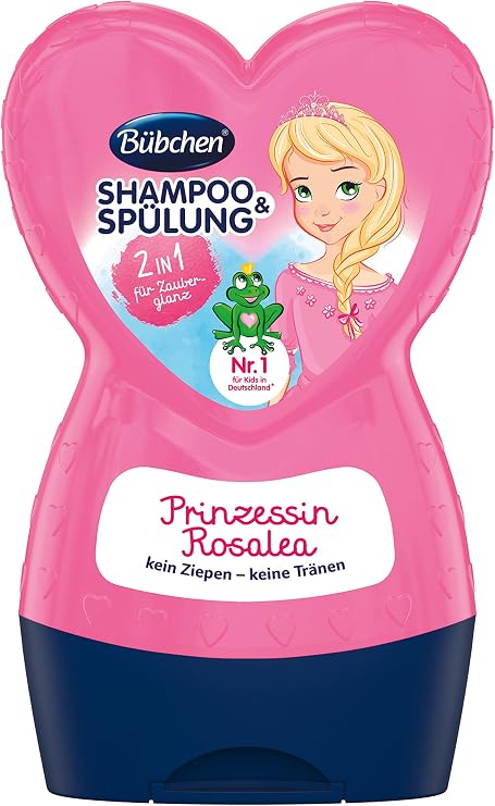 Bübchen Prenses Rosalea 2'si 1 Arada Çocuk Şampuan & Saç Kremi 230 mL