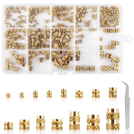 380PCS Threaded Inserts for Plastic