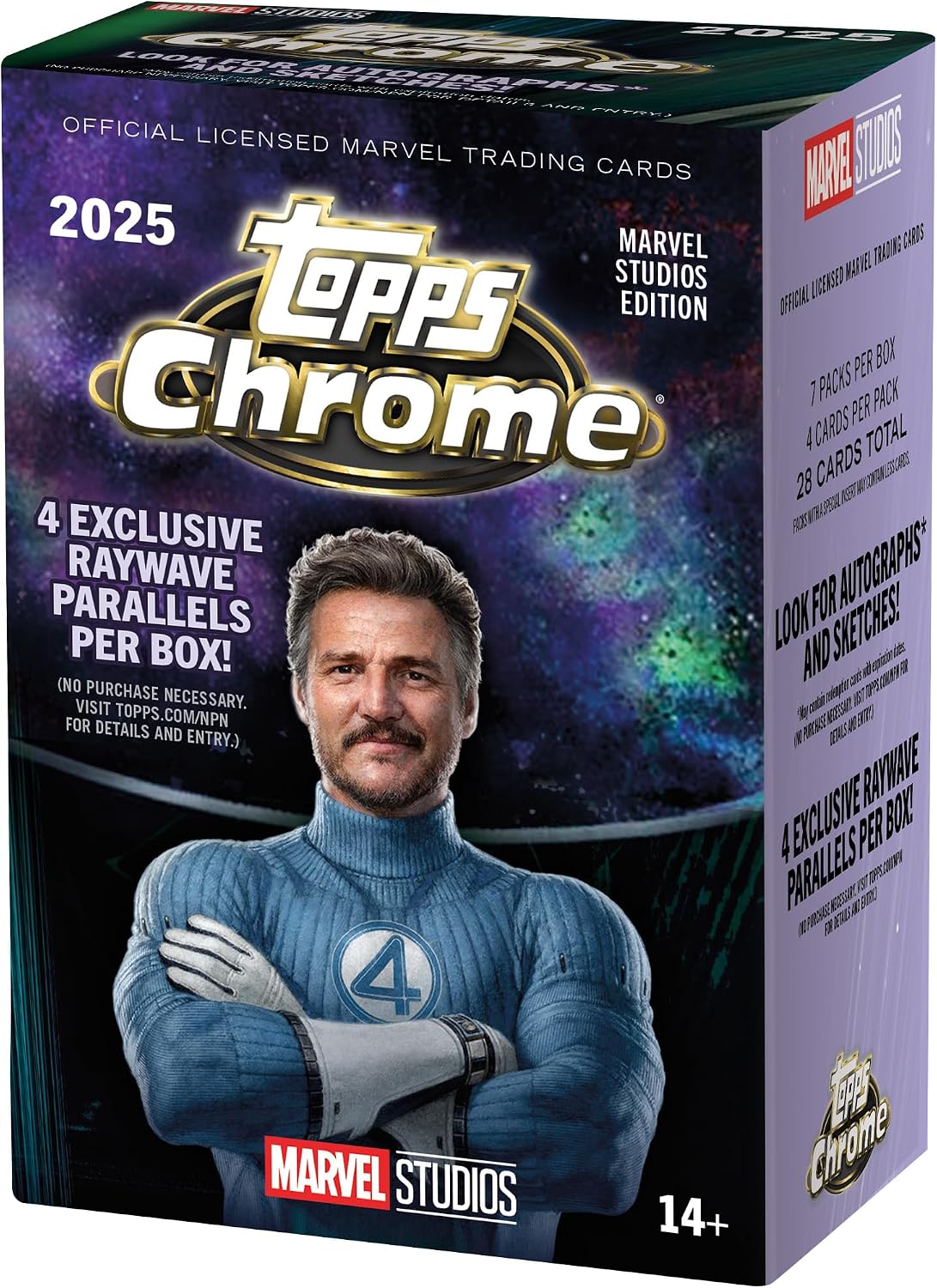 2025 Topps Marvel Studios Chrome - Factory Sealed - Value Box