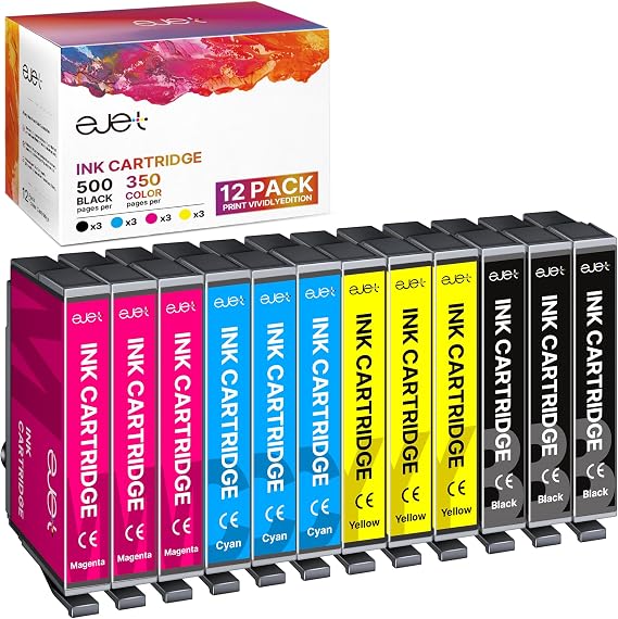 Compatible 604XL Ink Cartridge Multipack for Epson 604 604XL Ink,12-Pack