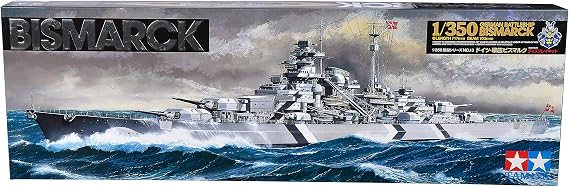 Tamiya 78013 German Navy Battleship Bismark (1:350 Scale)