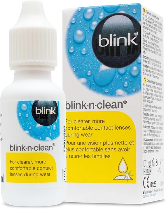 Blink-n-Clean Eye Drops for Contact Lens Wearers, 15 ml