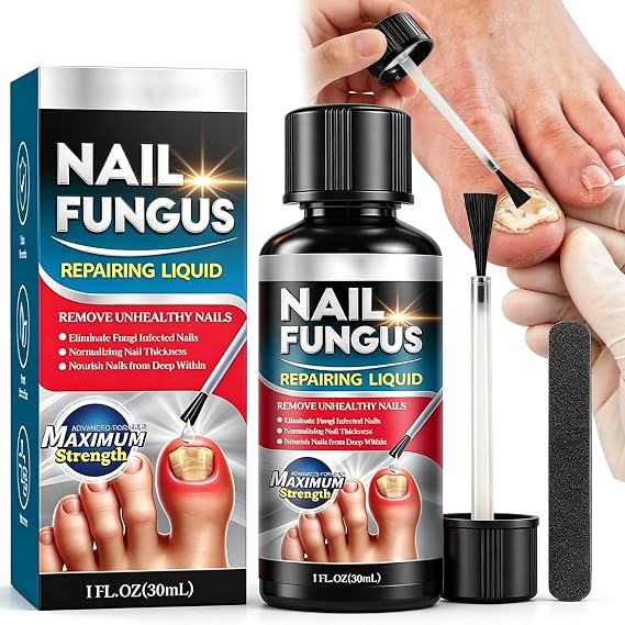 Extra Strong Fungal Nail Treatment for Toenails & Fingernails, Formula Extra Strong Antifungal, Repair & Renew Thick Nail, Damaged Nails, Strengthen & Fix Fungalto Restore Healthy Nails, 30 ML