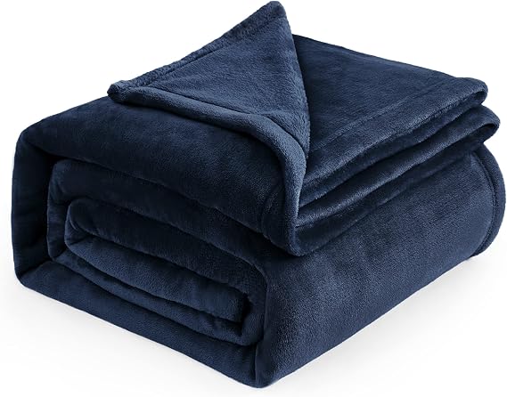 Bedsure Solid Flannel Blanket
