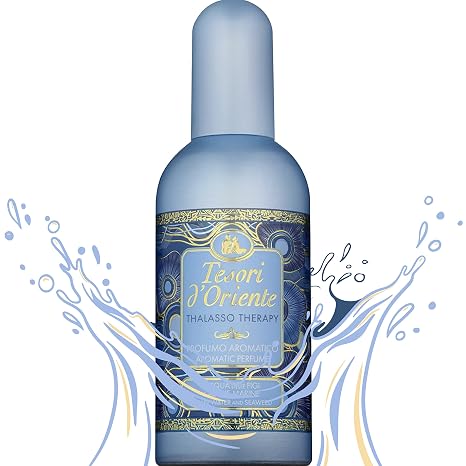 Tesori d'Oriente - Thalasso Therapy Aromatic Fragrance - Sea Fragrance - Bergamot Lavender Patchouli and White Musk - 100ml