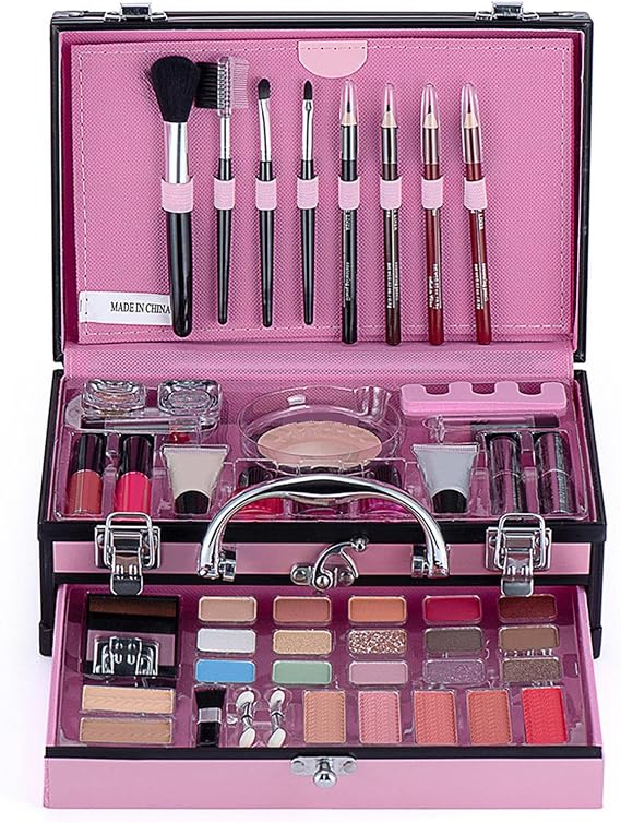 Full Beauty Makeup Cosmetics Set, Upgraded Cosmetic Set, Makeup Set, Makeup Set, Eyebrow Powder, Makeup Brushes, Lipstick, Makeup Palette, Waterproof, Sweatproof, Long Lasting, Makeup Palette, Long Lasting, Full Beauty Makeup Set, Beginner, Popular Cosmetics Set, For Women, Beginners, Makeup Set, Popular Cosmetics Set, New Year, Christmas Gift