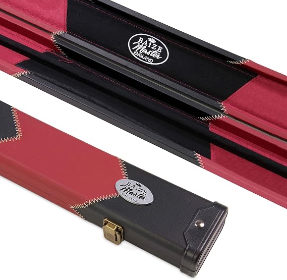 2 Piece Deluxe Arrow Design Snooker & Pool Hard Cue Case