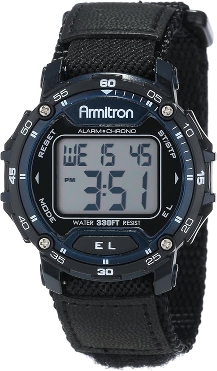 Armitron Sport Men's Digital Chronograph Nylon Strap Watch, 40/8291