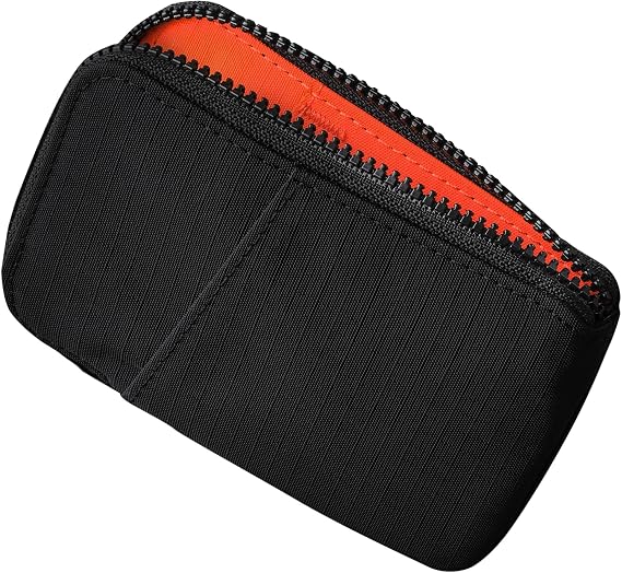 ALPAKA Zip Card Pouch Credit Card Holder Mens Wallet, RFID Blocking, Black