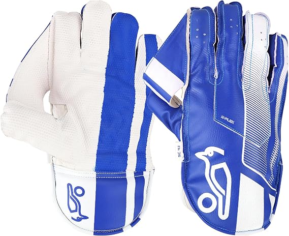 Kookaburra SC 4.1 Wicket Keeping Glove, Size Youths, Blue/White, Blue/White