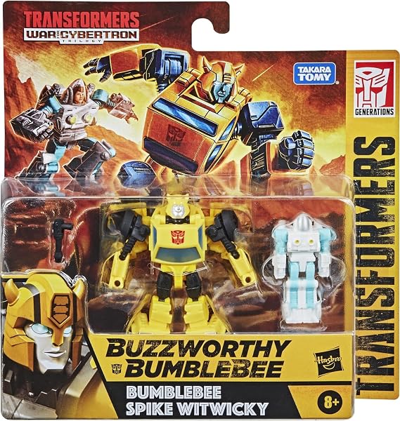 TRANSFORMERS Buzzworthy Bumblebee GEN WFC Core Scale 2PK [FIGURKA]