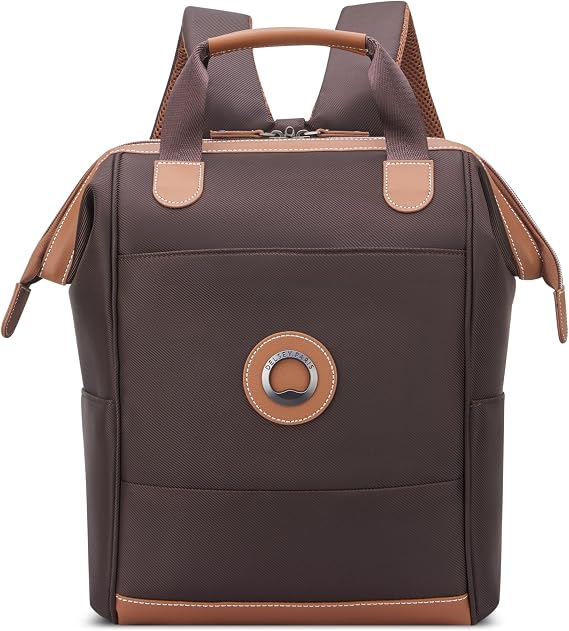 DELSEY PARIS Unisex's Chatelet 2.0 Tote Travel Backpack Bag, Chocolate Brown, M