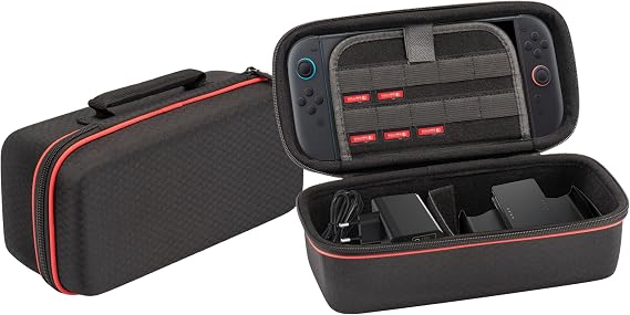 Subsonic - Case for Nintendo Switch 2 - Switch 2 Protective case with Shockproof Shell - Large XL Size Carrying and Storage case for Switch 2 Console, Games and Accessories