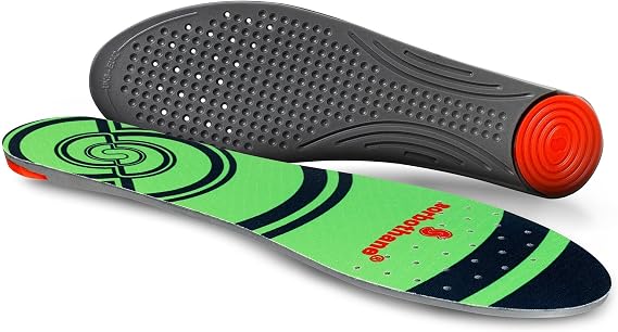 Sorbothane Double Strike Insoles, Men & Women - Shock Absorbing, 3-4.5 UK