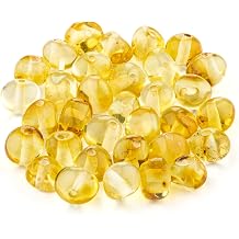 Amber Polished Beads – 100% Natural Baltic Stone 5-6mm Baroque Style Loose with Drilled Holes Multiple Colors - Amber Culture