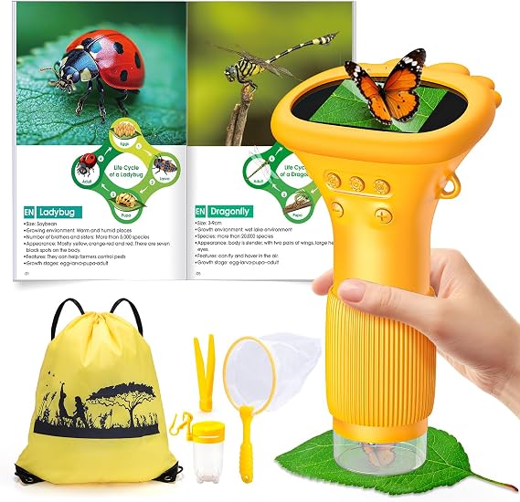 Digital Microscope for Kids, 1000X Portable Microscope