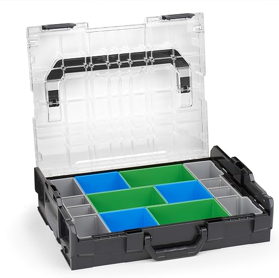 Bosch Sortimo L-Boxx 102 Black Transparent Fitted