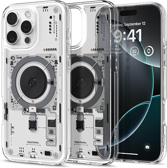 Spigen iPhone 16 Pro Max ile Uyumlu MagSafe Kılıf Ultra Hybrid Mag Fit Neo One - ACS08791