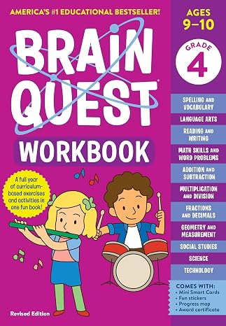 Brain Quest Workbook: 4th Grade (Revised Edition)