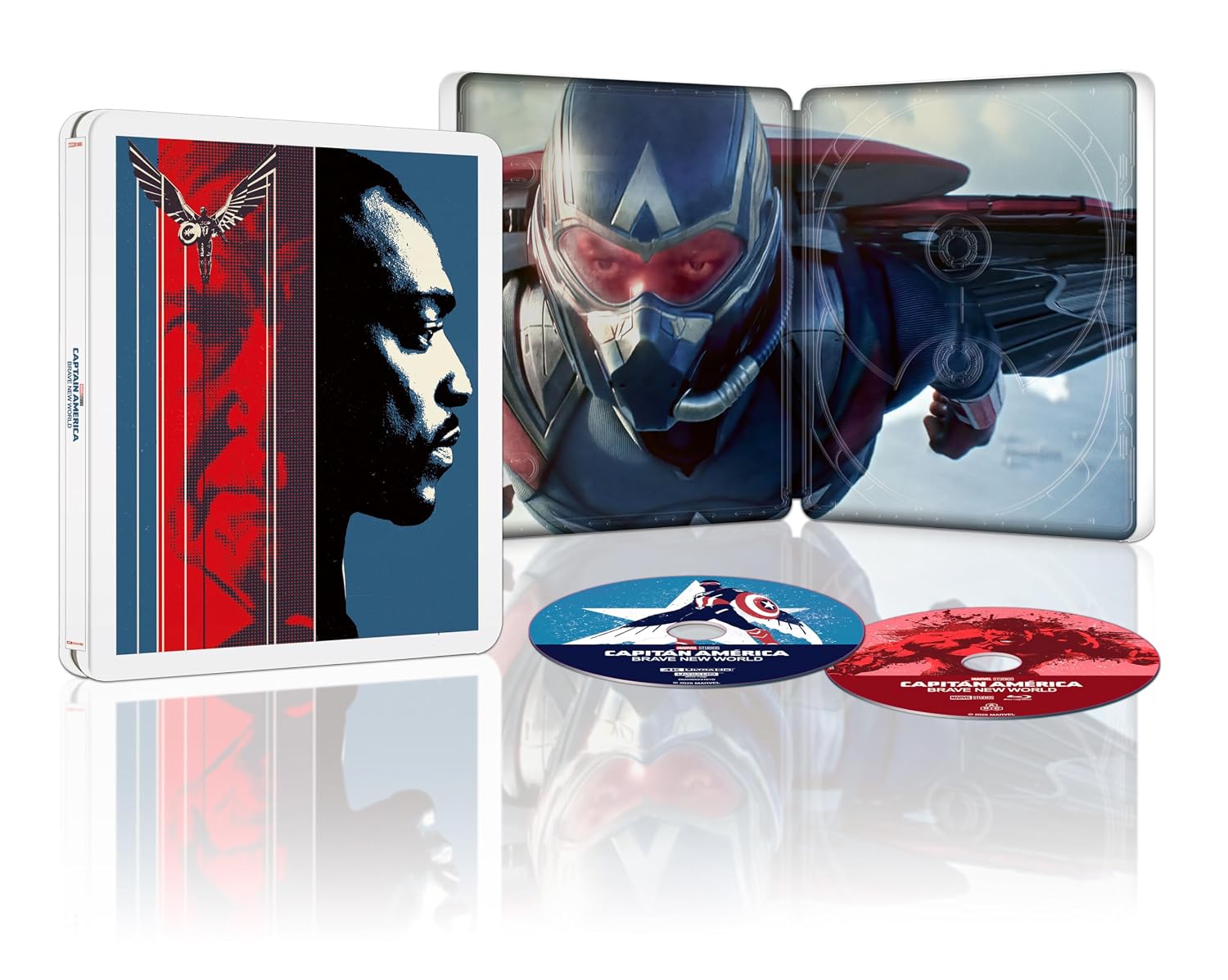 Capitan America: Brave New World (Steelbook) (4K UHD + Blu-ray) [Blu-ray]