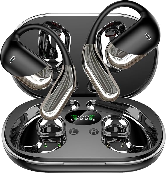 Wireless Bluetooth 6.1 Headphones, Wireless Open Ear Headphones
