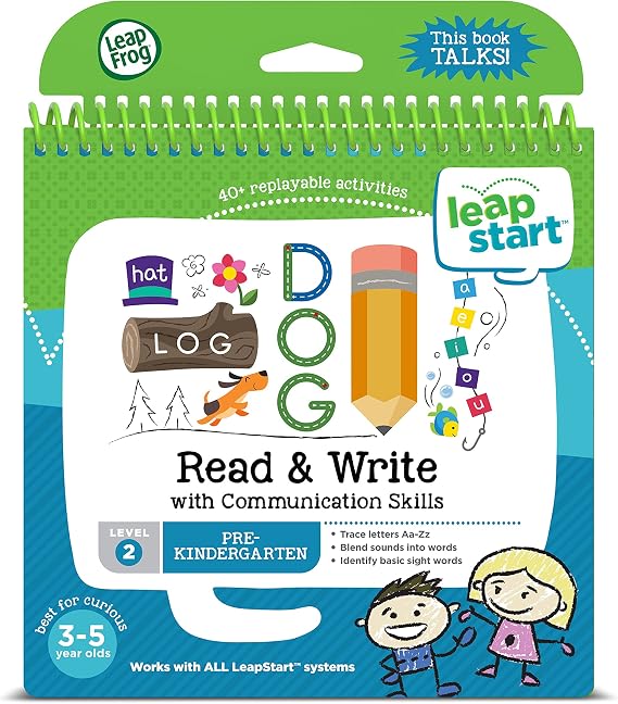 LeapFrog LeapStart 幼稚園前アクティビティブック: 読み取りと書き込みとコミュニケーションのスキル。