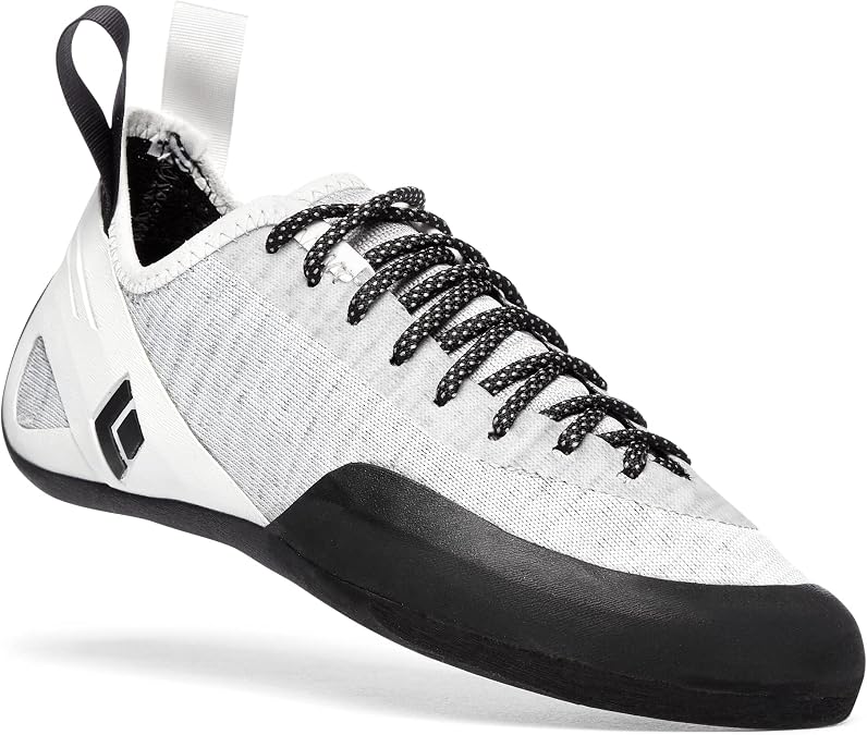 Black Diamond 2023 Momentum Women's Lace-Up Climbing Shoes White-Alloy UK6, White-Alloy