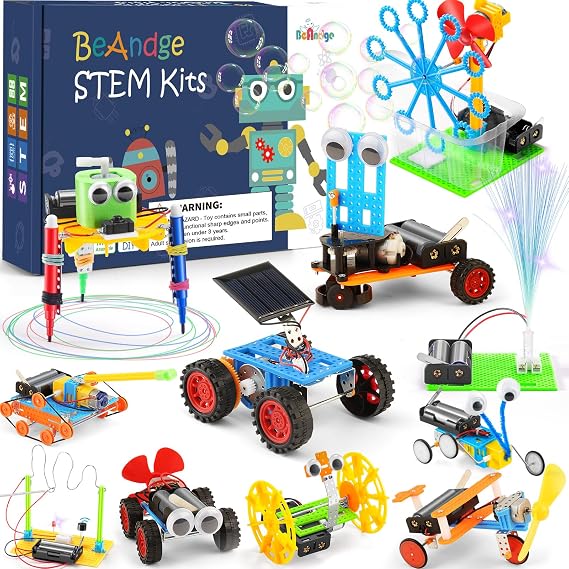 STEM Robot Science Kit for Kids 6-8 8-12 11 Sets Electronic Robot Building Kit STEM Toys for Boys and Girls