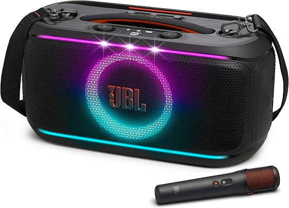 JBL PartyBox On-the-Go 2 Plus - Portable Party Speaker - Black