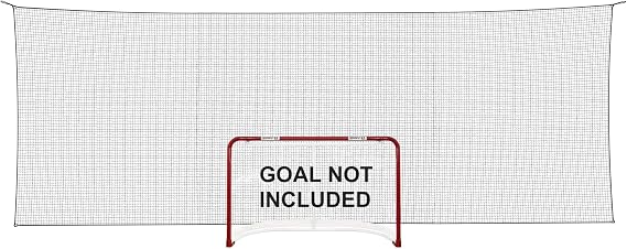 Better Hockey Extreme Backstop Net XL - Size7,5 x 2,65 m - Shooting Training Aid - No More Lost Pucks