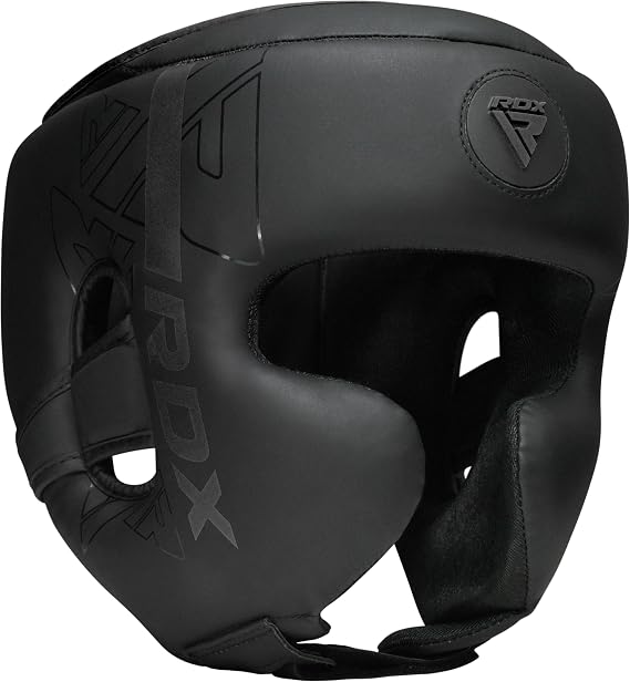 RDX Headguard for Boxing, MMA Training, Adjustable Padded KARA Head Guard for Cheeks Forehead and Ear Protection, Adult & Kids Headgear Muay Thai Kickboxing Sparring Martial Arts Taekwondo Helmet
