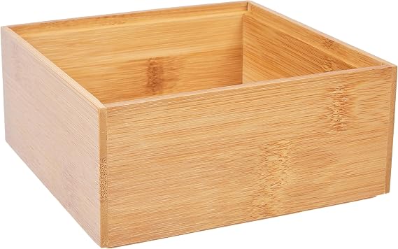 Zeller 13330 Ordnungsbox 15 x 15 x 6.5 cm Bamboo Sonstige