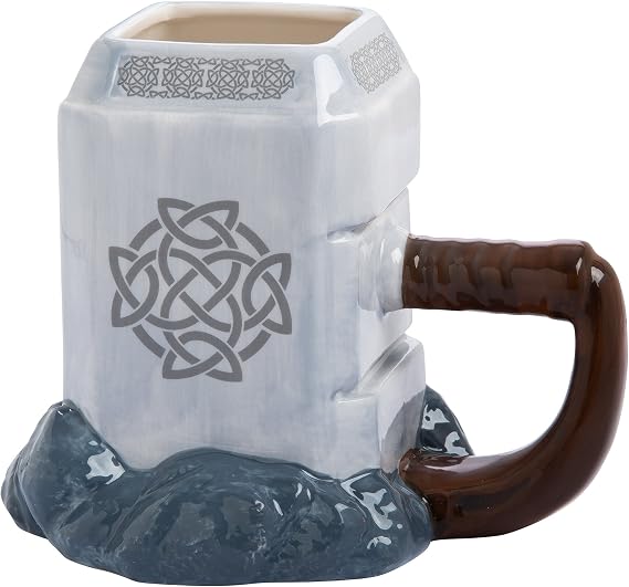 Marvel Thor Mjolnir Seramik Oyulmuş Kupa