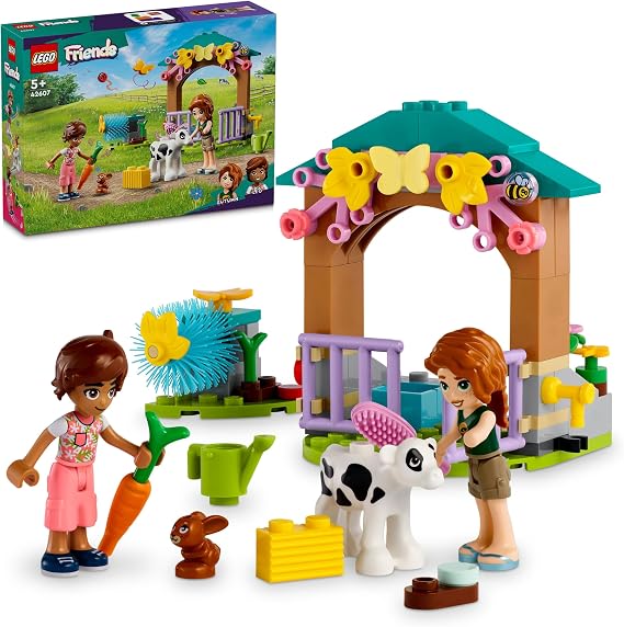 LEGO Friends Autumn’un Dana Ahırı 42607-5 Yaş ve Üzeri Çocuklar için Çiftlik Hayvanları İçeren Yaratıcı Oyuncak Yapım Seti (79 Parça)