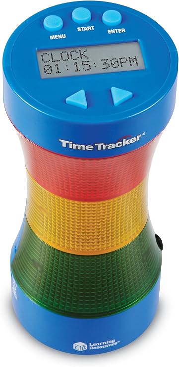 Learning Resources Visual Timer Traffic Light Learning Clock with Beep for Focus