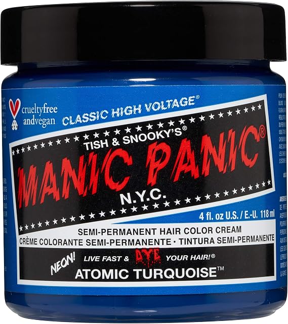 Manic Panic Classic Atomic Turquoise Semi-Permanent Hair Dye (118ml)