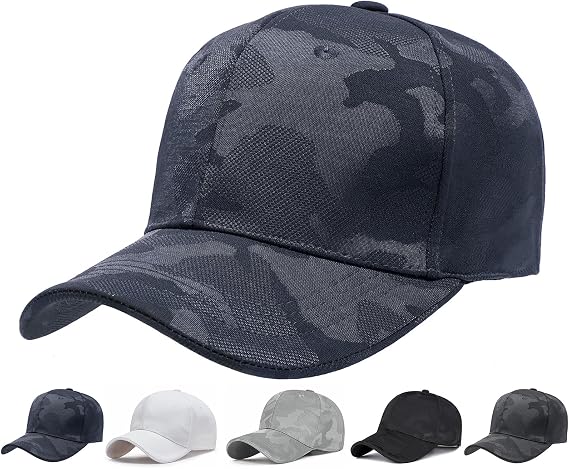 Initlove Men Baseball Cap Camouflage Jacquard Outdoor Hat