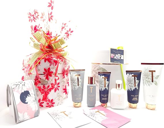 TED BAKER LONDON Hamper, Luxury Beauty Bundle Bliss Bath Set Gift Hamper