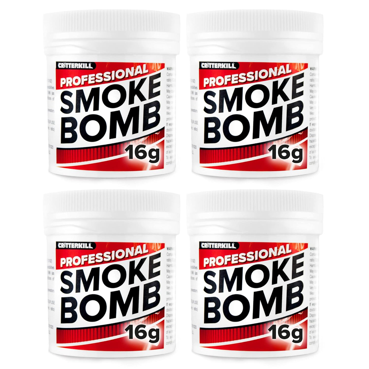16g Smoke Bomb Fogger For Fleas, Bedbugs, Moths and all insects | Professional Strength 4