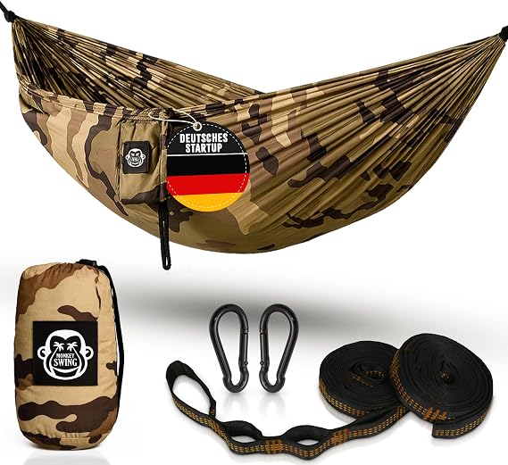 Hammock Including Hanging Kit for Outdoors Travel Garden Leisure camouflage