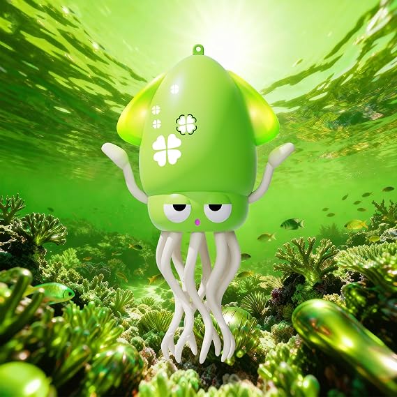 Dancing Octopus Toy LED Music Crawling Green
