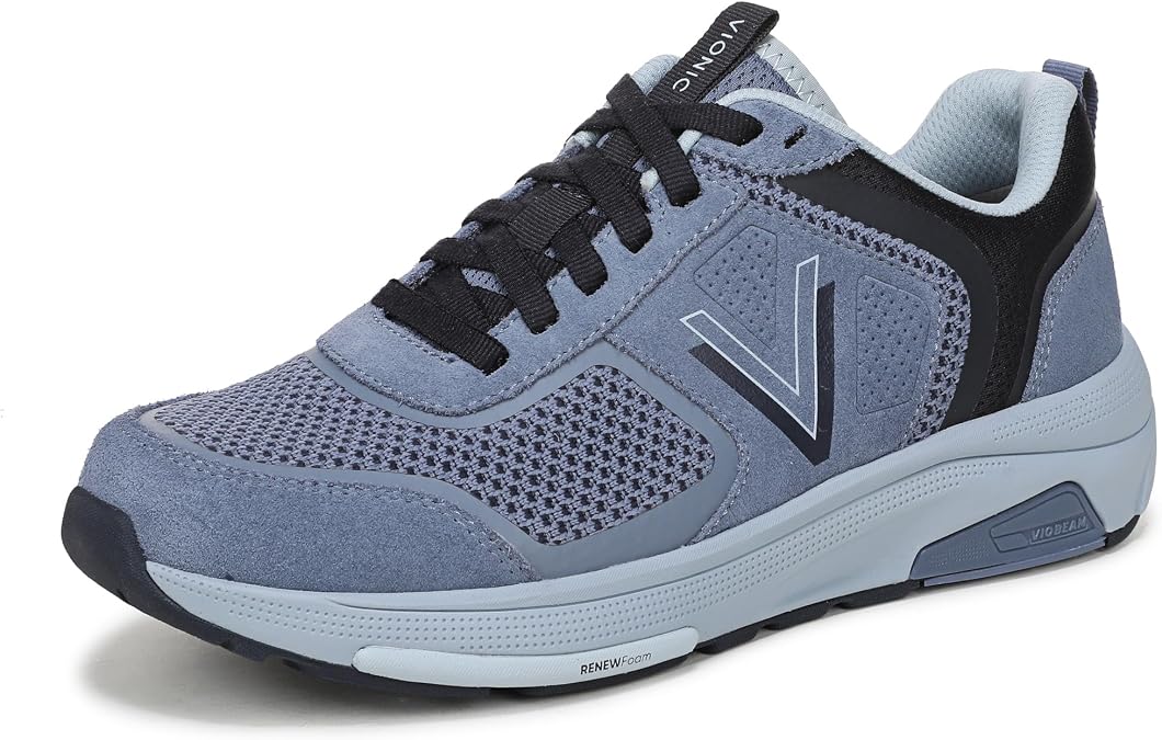 Vionic Womens Walk Strider Knit Lace-Up Trainers