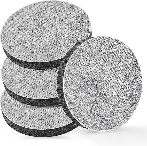 ZoneKing 4 Pack Micro Disc Replacement Filter for Brita Fill & Go, Water Filter Bottles & Carafes | 150L/4 Weeks Long-Lasting | Reduce Chlorine, Particles, and Other contaminants in Water