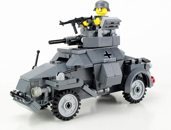 Battlebrick Collectible German WW2 Armored Vehicle Custom Set