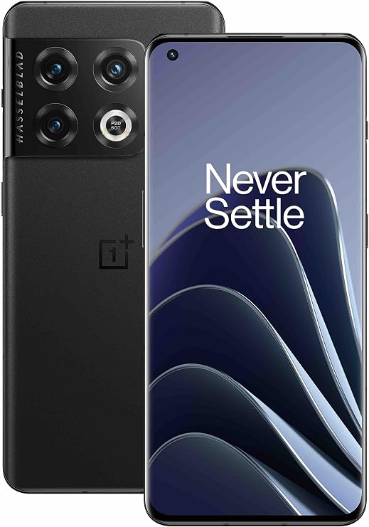 OnePlus 10 Pro 5G (UK) 8GB RAM 128GB Storage SIM-Free Smartphone with 2nd Gen Hasselblad Camera for Mobile - Volcanic Black