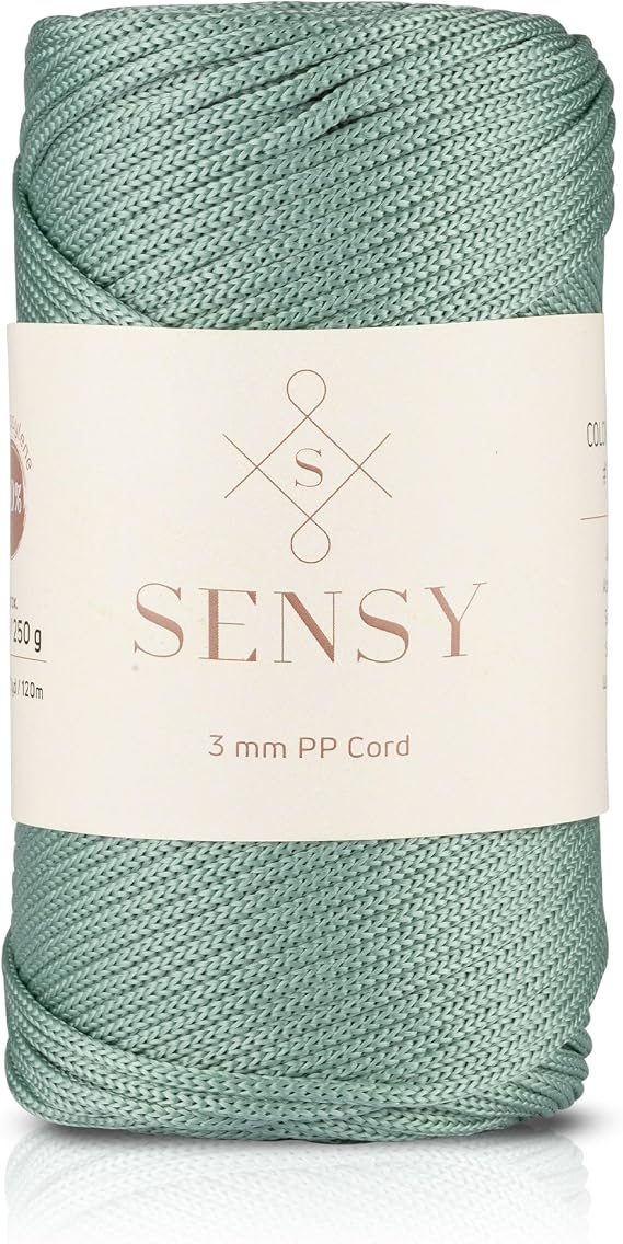 3 Mm - 250 gr Polyester Makrome Ipi 120 M Polyester Makrome Ip Supla Ip Ve Çanta Ipliği (Ada Çayı)
