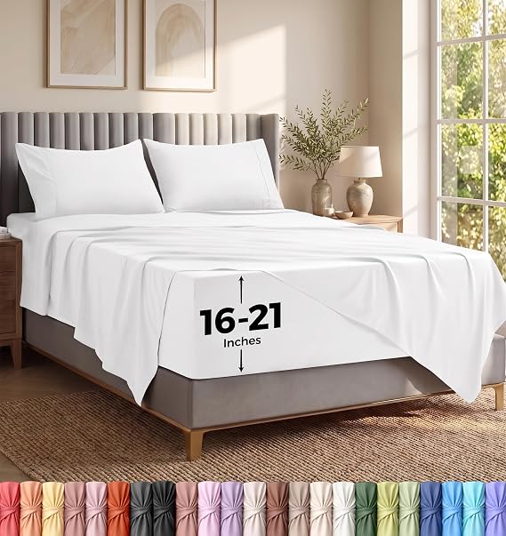 Utopia Bedding 6 Piece Sheet Set