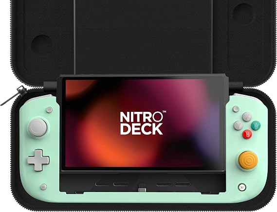 CRKD Nitro Deck Limited Edition (Retro Mint) For Nintendo Switch & Switch OLED