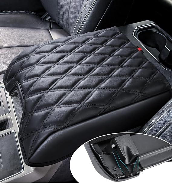 Sinvanho Center Console Cover for 2015-2020 Ford F150,Bucket Seat Only