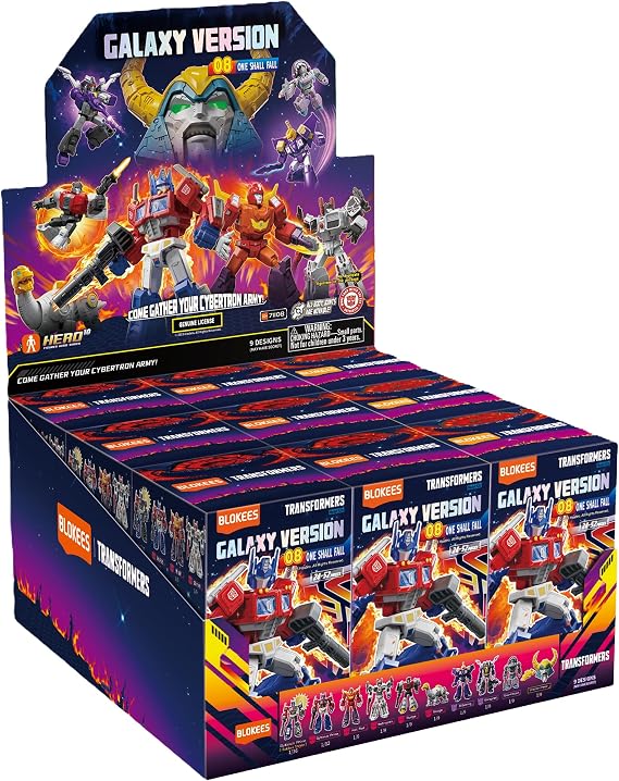 Blokees Transformers Figures - Galaxy v8: One Shall Fall - BOX of 9